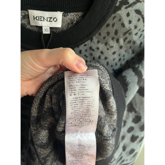 Kenzo Animal Print Knit Jumper - Picture 3 of 5